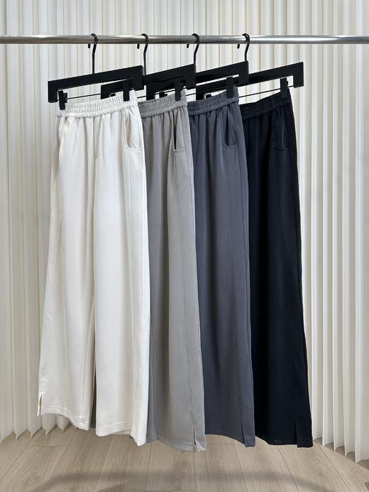 极度舒适！裤王😎口碑爆款裤型！一条拯救全腿型❗️今年的升级新款【URZA&TAFR窄版开叉阔腿直筒卫裤】裤腰松紧抽绳设计，不勒肚肚0束缚！✅裤脚开衩设计，时髦不单调！超级无敌长腿神裤！微阔藏肉版型！ 商品图2