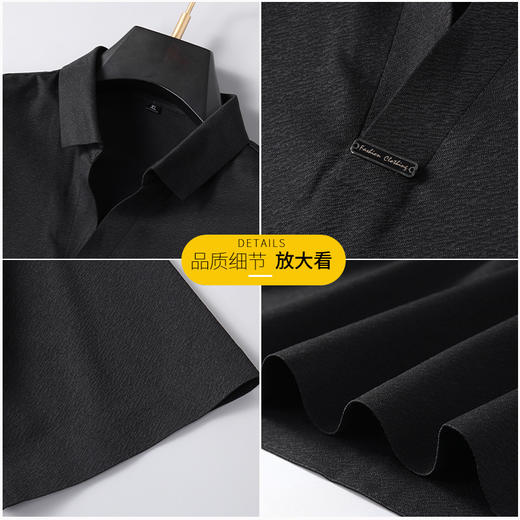 【100%棉】【DK】大依优型大码短袖POLO衫加肥加大半袖体恤夏季款肥佬宽松商务休闲百搭上衣男士胖子 商品图3