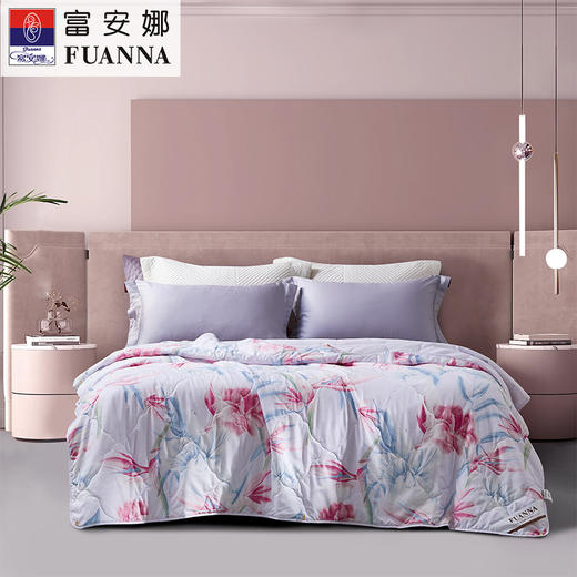 富安娜(FUANNA) 微甜阳光七孔抗菌夏被152*210cm 商品图0