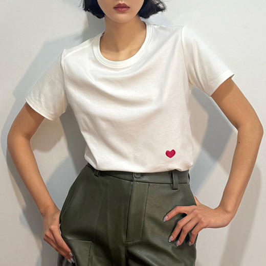 【持久如新】100s 不易皱白T恤 时尚简约气质 商品图2