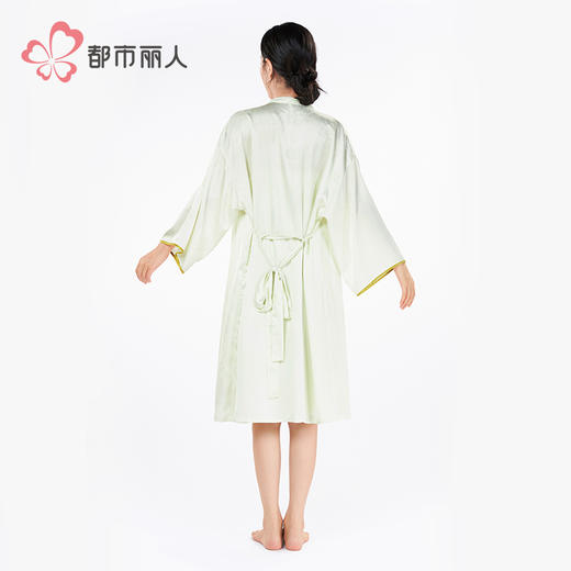 都市丽人女士丝质两件套薄冰雪丝提花生活家居两件套LHH4A1 商品图5