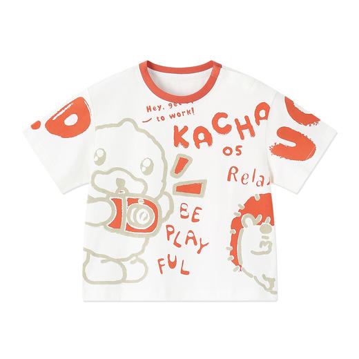 bduck小黄鸭童装夏季男童短T恤90-130 BF2601038 商品图3