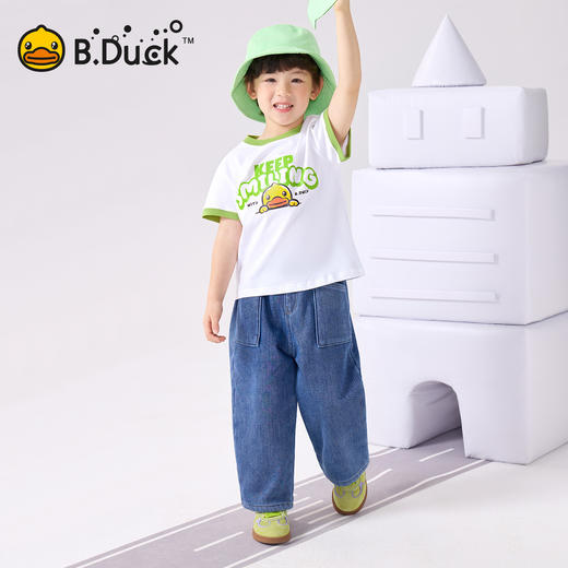 bduck小黄鸭童装夏季男女童短T恤110-160 BF2601092 商品图2