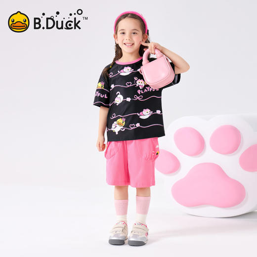 B.Duck小黄鸭童装夏季针织裤105-150 FF2652008 商品图1