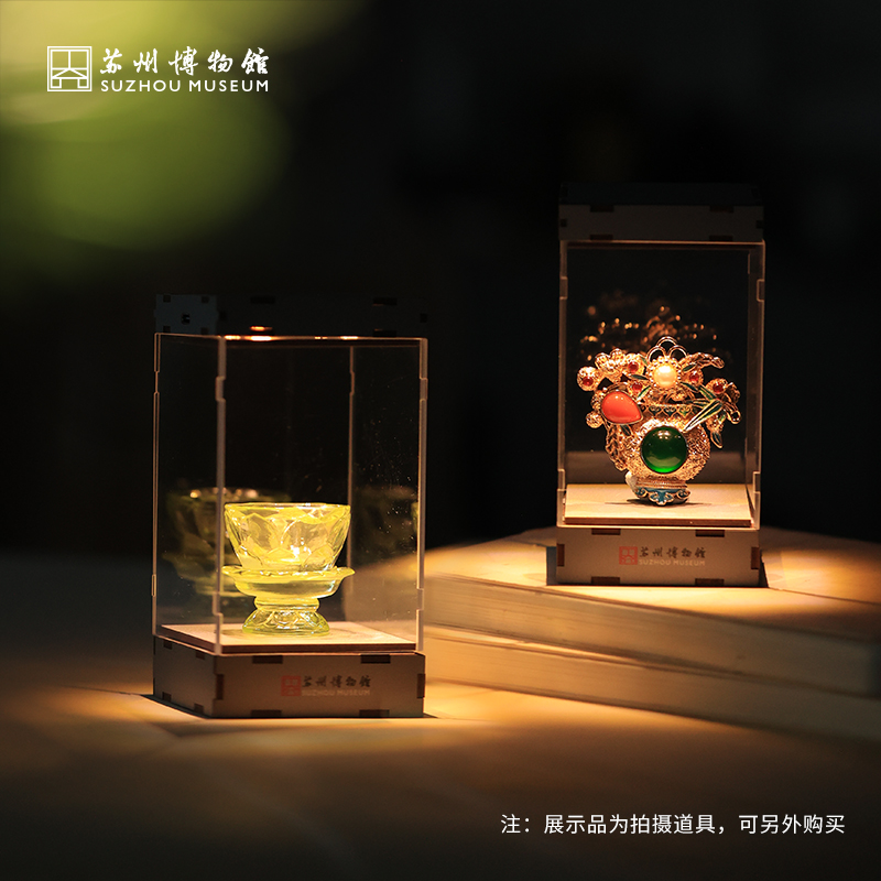 苏州博物馆 迷你展柜摆件