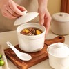 白瓷日式炖盅 | 高级白瓷材质 淡雅的日式风味 清新雅致 餐具 商品缩略图5