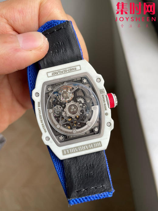 【贵重定制】只适合高端玩家
理查德米勒 RM67-02 白法国配色 天花板 【轻 薄 一体机芯会动摆轮】 商品图4