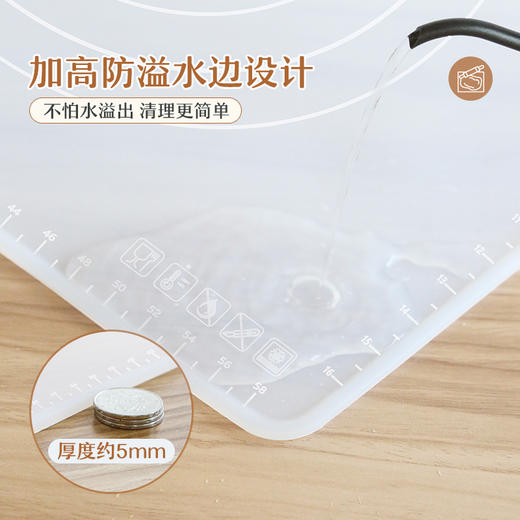 KIMS COOK揉面垫食品级硅胶垫家用防滑面团垫包饺子垫板 商品图3