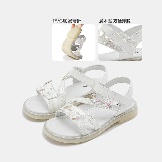 笛莎Deesha 女童童鞋2025夏新款凉鞋 商品图4