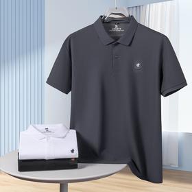 【100%棉】【DK】大依优型大码短袖POLO衫加肥加大半袖体恤夏季款肥佬宽松商务休闲百搭上衣男士胖子