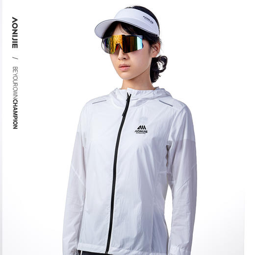奥尼捷户外运动皮肤风衣女士防风防泼水防晒运动衣透气轻量化便捷收纳FW6225 商品图7