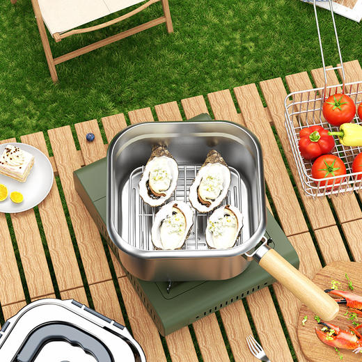 巴米乐 BNL-G181 多功能户外保鲜方锅 商品图2