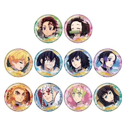 TWINCRE 鬼灭之刃 场面写 吧唧 徽章 10包/盒 谷子 商品图0