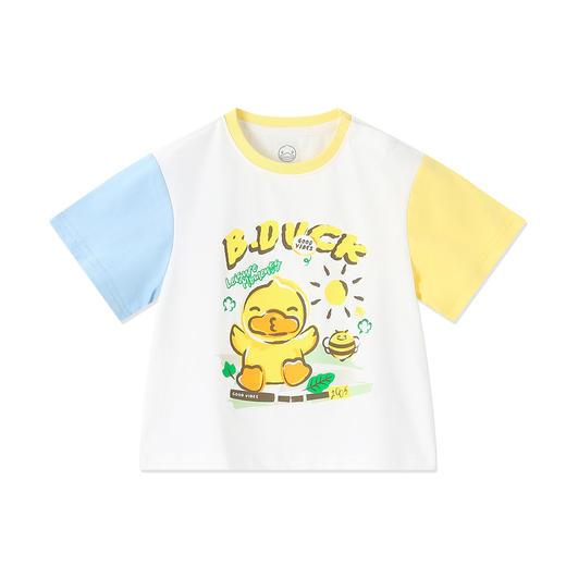 B.Duck小黄鸭童装夏季短袖T恤90-130 BF2601065 商品图3