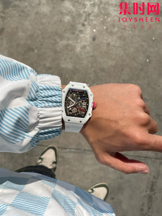 【贵重定制】只适合高端玩家
理查德米勒 RM67-02 白法国配色 天花板 【轻 薄 一体机芯会动摆轮】 商品图6