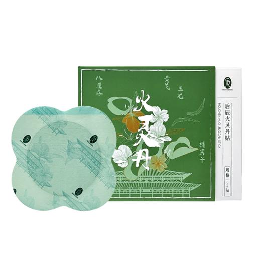 【非遗大黑膏  一贴就灵】后辰火灵丹贴（黑膏药）1盒5贴 商品图5