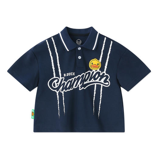 bduck小黄鸭童装夏季男童短袖POLO衫105-150 BF2603031 商品图3