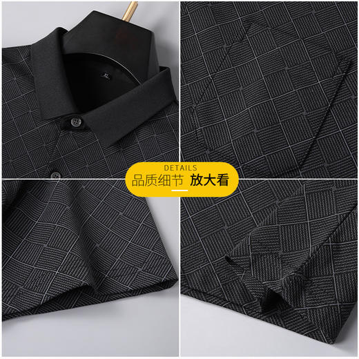 【棉质】【DK】大依优型大码短袖POLO衫加肥加大半袖体恤夏季款肥佬宽松商务休闲百搭上衣男士胖子 商品图2