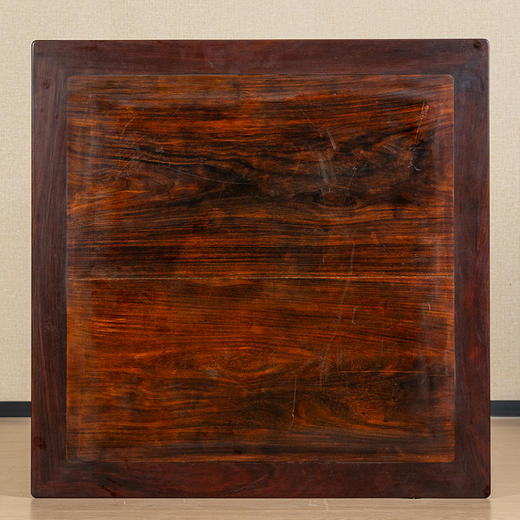 清 红木攒接牙板瓜棱腿方桌 商品图2