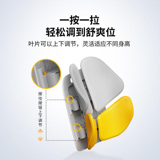 诺泰人体工学靠垫办公室护腰靠背垫护腰椅子靠垫久坐腰垫座椅腰靠 商品图1