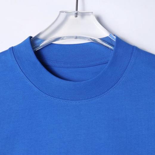 T58夏季高级感新款韩版休闲胸前字母印花设计纯色简约宽松套头上衣 商品图2