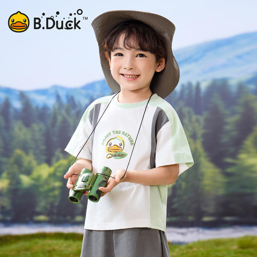 B.Duck小黄鸭童装夏季短袖T恤105-150 BF2601057 商品图0