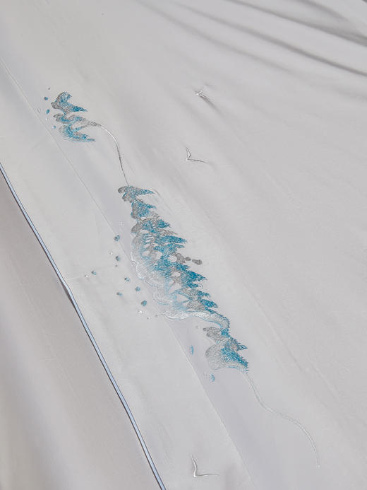 如意缎四件套-悠然海风  80S天丝棉×贡缎工艺 商品图5