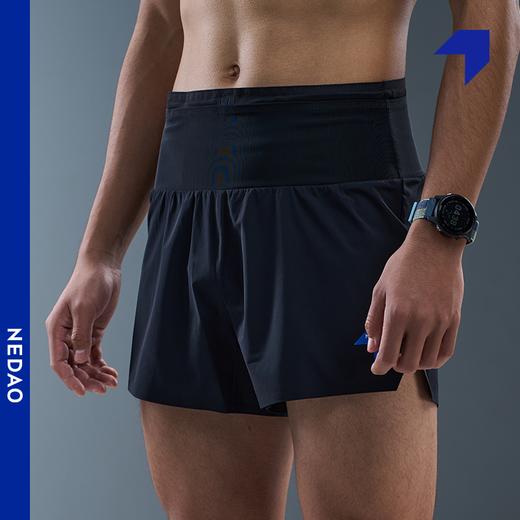 内道3寸跑步短裤有内衬越野跑马拉松装备凉爽弹力透气男训练跑步短裤 商品图5