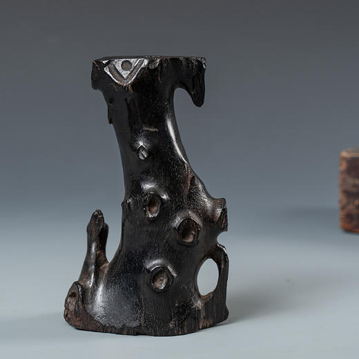 清早期 紫檀树形花插 商品图3