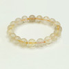 来财～天然金发晶手串发晶顺发招财之石圆珠素圈手链百搭饰品 商品缩略图5