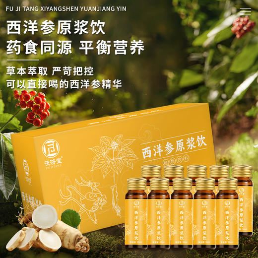 茯济堂 西洋参原浆饮300毫升 商品图1