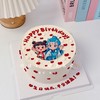 糯米纸打印系列~哪吒卡通蛋糕(大红色素偏深介意慎拍)-低糖处理无添加 商品缩略图1