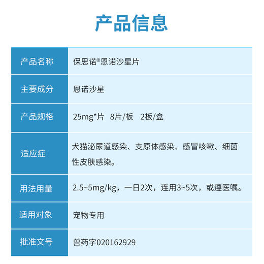 保思诺 【恩诺沙星片】 商品图4