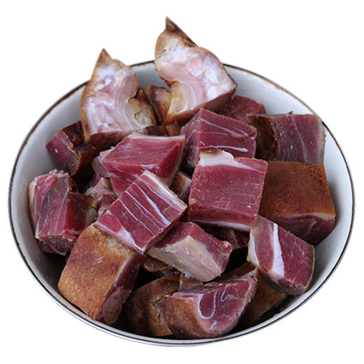 礼奇贵州烟熏腊猪脚肉500g农家土猪自制柴火烟熏 商品图1