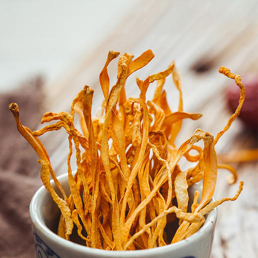 【绿帝】蛹虫草农家干货特产虫草孢子头大煲汤食材虫草花 商品图1