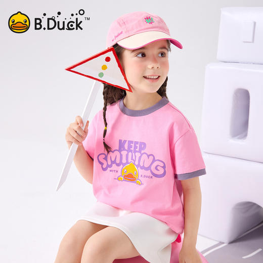 bduck小黄鸭童装夏季男女童短T恤110-160 BF2601092 商品图1