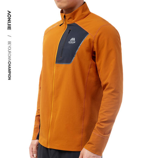 奥尼捷多功能超轻运动夹克能量方格防风保暖透气吸湿排汗/FM5206 商品图1