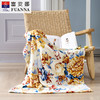 富安娜(FUANNA) 多功能法兰绒午休毯/落英缤纷80*120cm 商品缩略图0