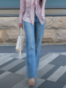 银丝直筒微喇牛仔裤FCF1JEN077 商品缩略图4