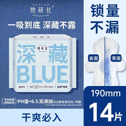她研社深藏BLUE棉柔日用卫生巾190 14片【21003473】 商品图2