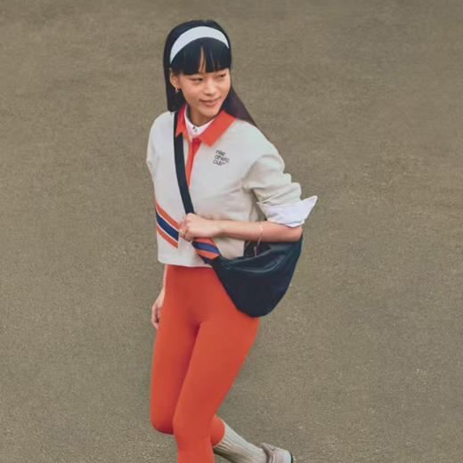 【社群专享】Nike/耐克ATHLETIC女子时尚短款长袖翻领T恤DQ9148-133【库存有限 无货将做退款】 商品图0