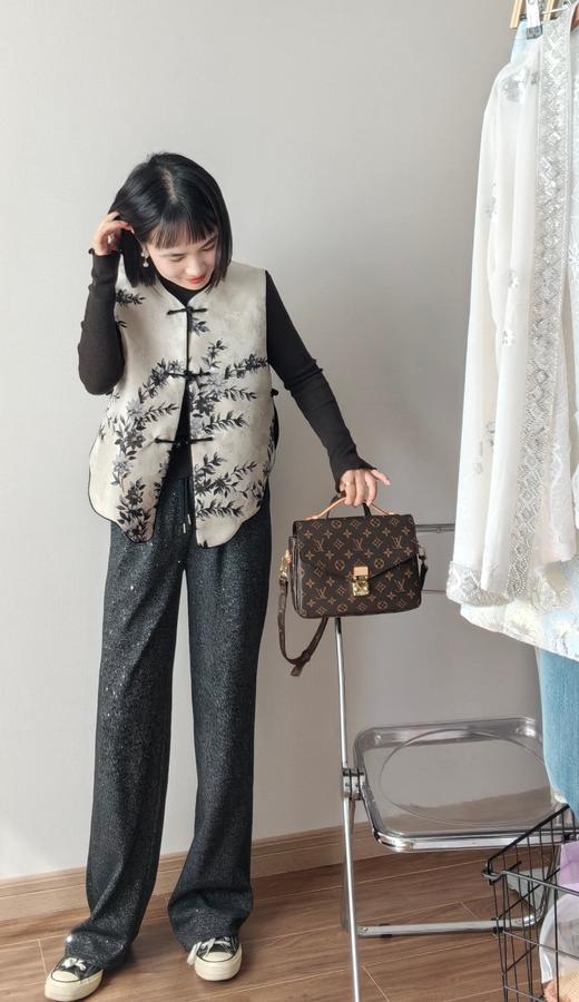 设计师款江南花瓣设计国风马甲 商品图5