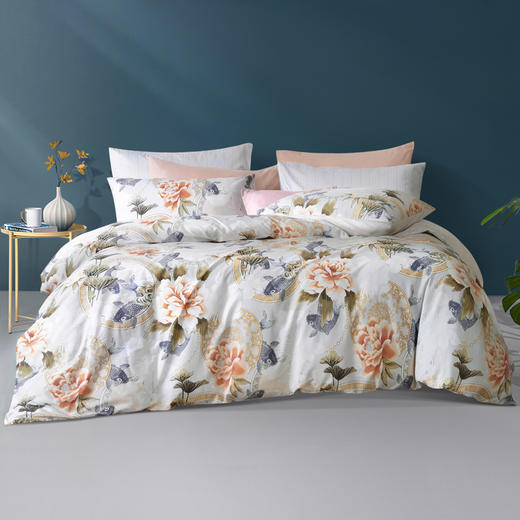 富安娜(FUANNA) 纯棉四件套-锦绣流莲203*229cm 商品图3