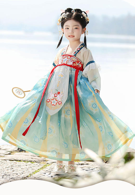 果壳专属【苏城纪】新款汉服女童 商品图2