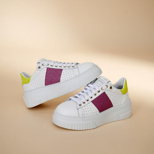 豪麟名鞋STOKTON女鞋时尚休闲鞋牛皮革651-D粉色 商品图2