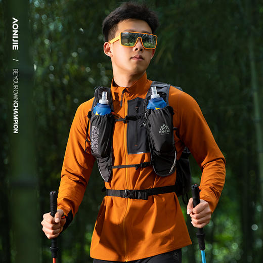 奥尼捷多功能超轻运动夹克能量方格防风保暖透气吸湿排汗/FM5206 商品图4