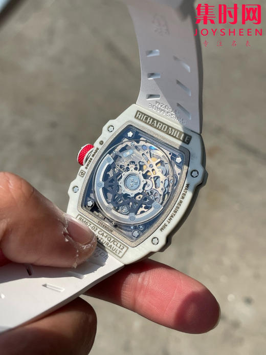 【贵重定制】只适合高端玩家
理查德米勒 RM67-02 白法国配色 天花板 【轻 薄 一体机芯会动摆轮】 商品图4