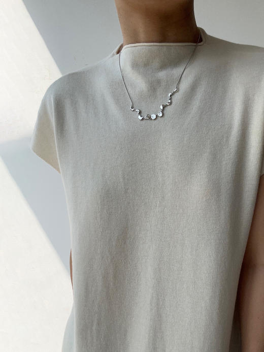 FE｜无袖金句小黑裙 真丝羊毛 正反两穿 [ 黑 / 白 ] 商品图5