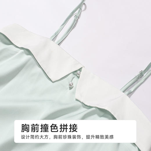 都市丽人好睡好眠女士丝质吊带裙薄冰雪丝无袖类LHH6C1 商品图4