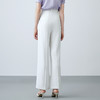 EITIE爱特爱夏季新款干练通勤高腰白色百搭显瘦长裤7805506 商品缩略图4